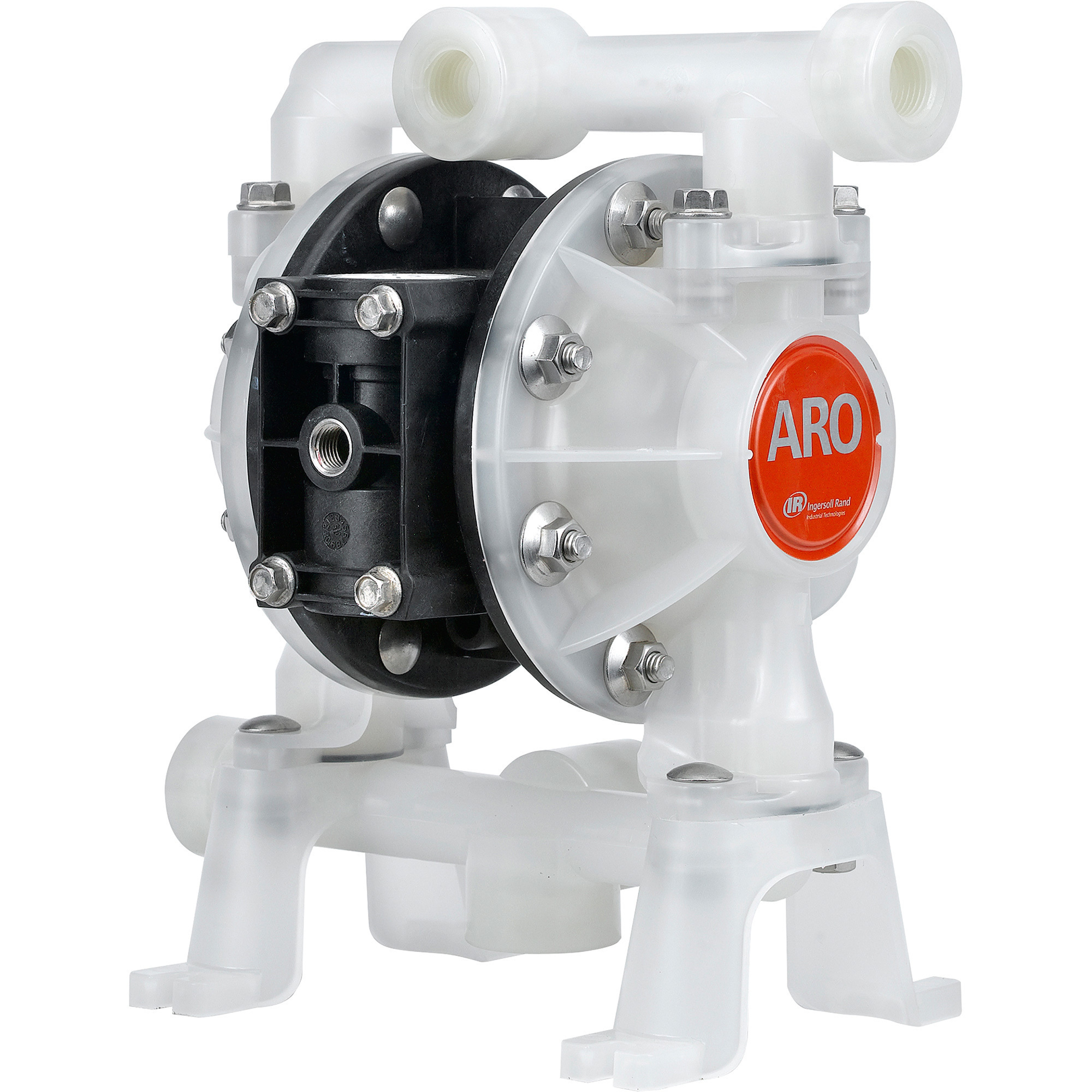 Ingersoll Rand Air-Operated Diaphragm Pump, 14.4 GPM, 1/2in. Inlet and Outlet, Model# PD05P-ALS-KTT-B